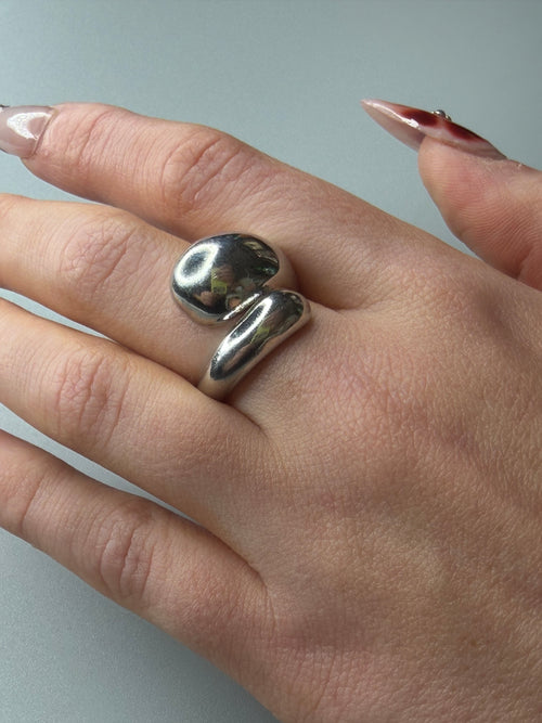 Bague argentée